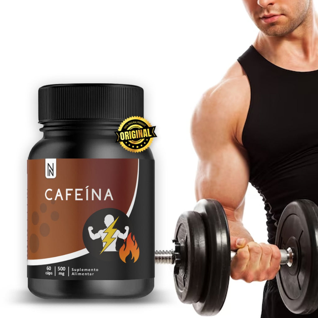 Cafeína Suplemento Energético 60 Cápsulas Naturally