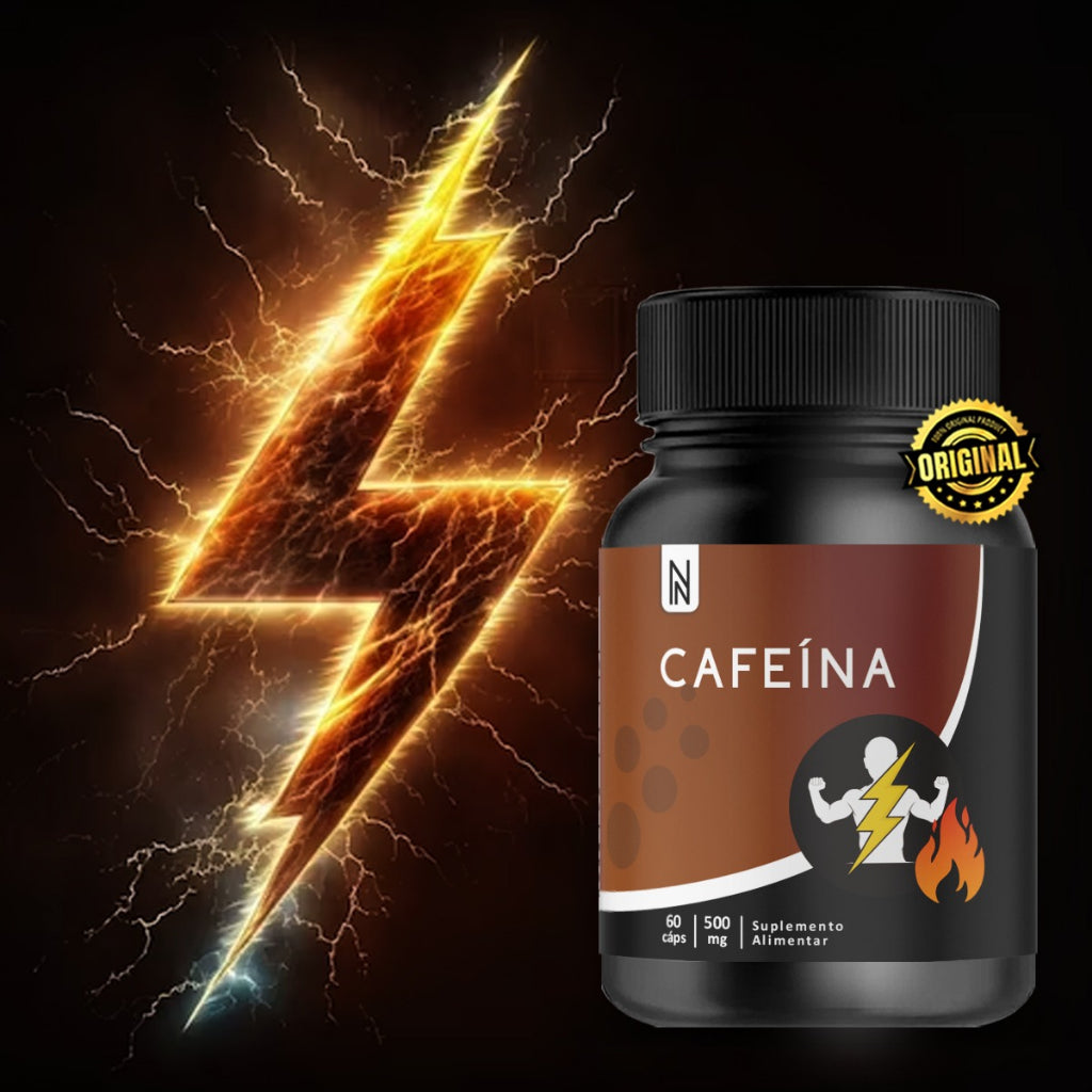Cafeína Suplemento Energético 60 Cápsulas Naturally