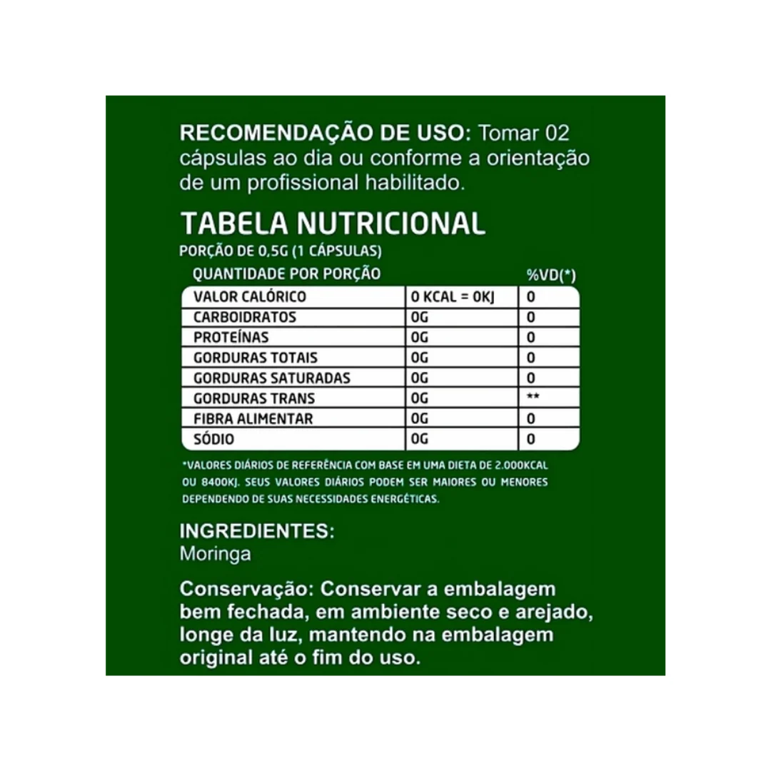 Moringa PREMIUM 120 Cápsulas