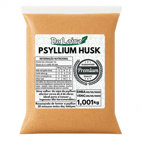 Psyllium - Regula o intestino, Reduz o inchaço abdominal e Auxilia no emagrecimento