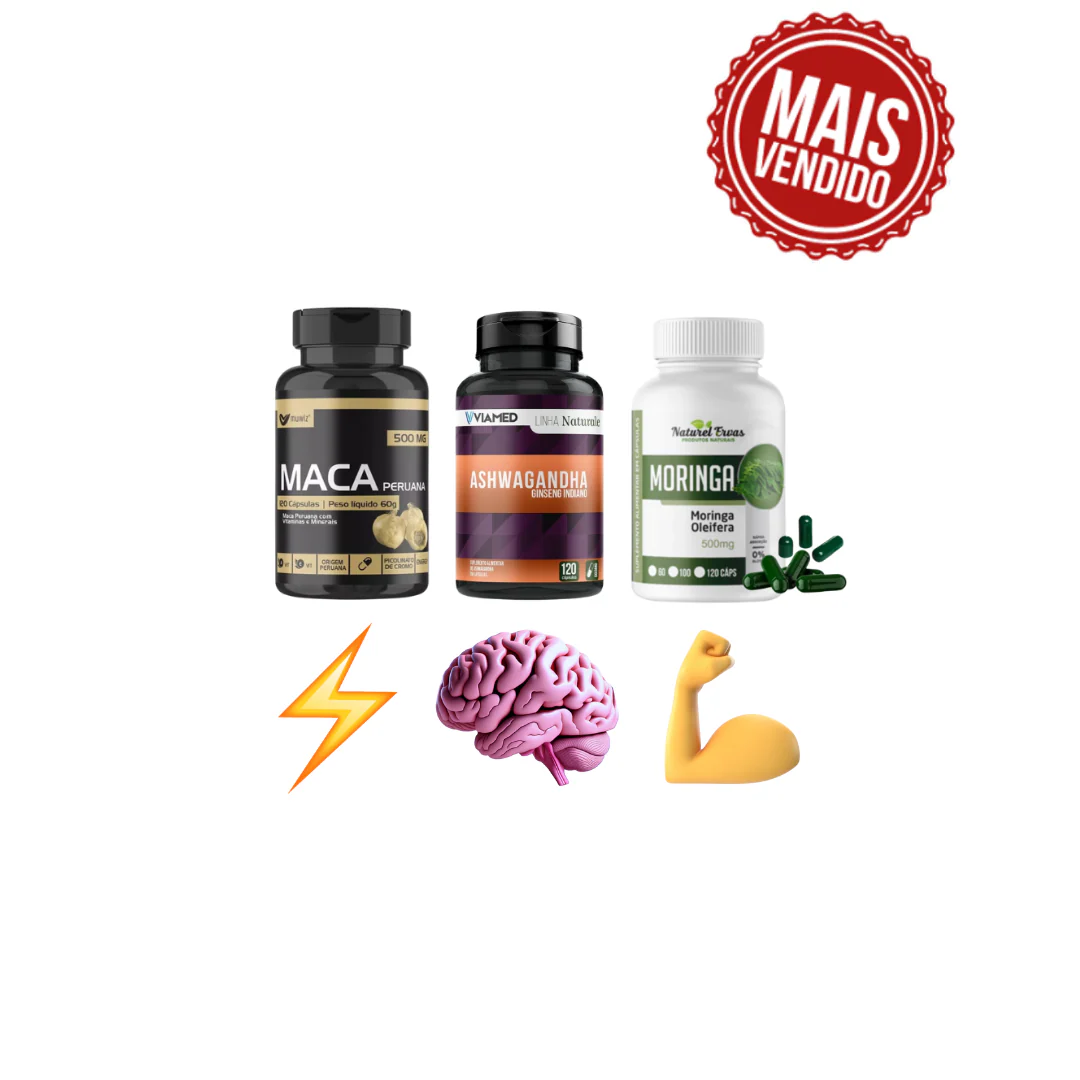 💣 Combo Moringa + Maca Peruana + Ashwagandha